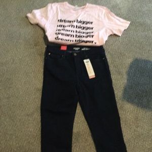 NWT Levi’s Denizen High-Rise Zip Ankle Jegging. Size 15.